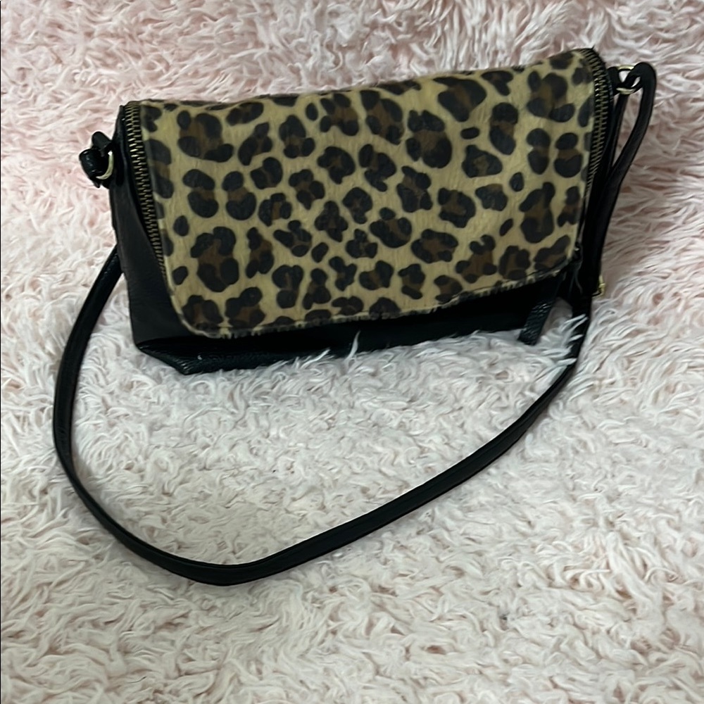 Leopard Print Crossbody Bag